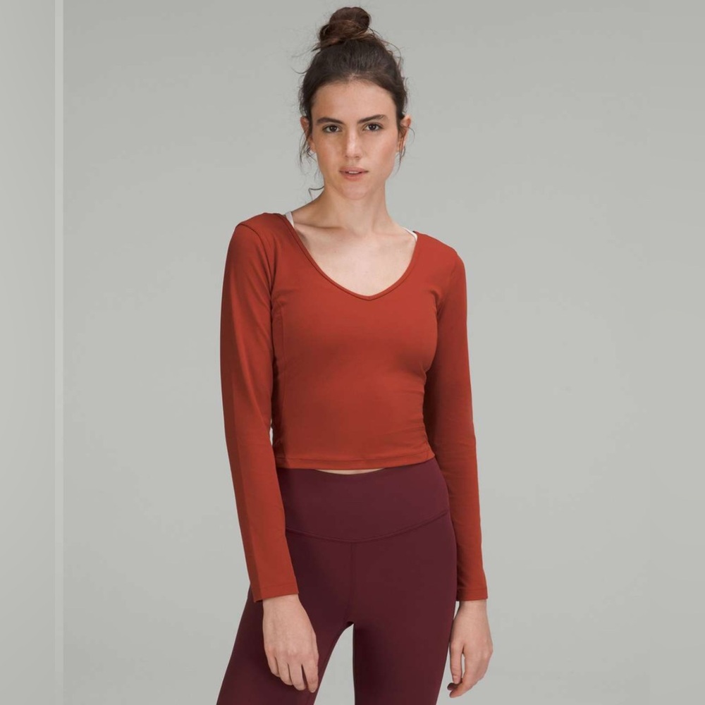 Lululemon Align Long Sleeve Shirt in Cayenne